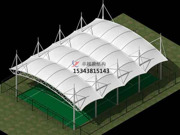 吉安市籃球場膜結(jié)構(gòu)罩棚【設(shè)計施工】