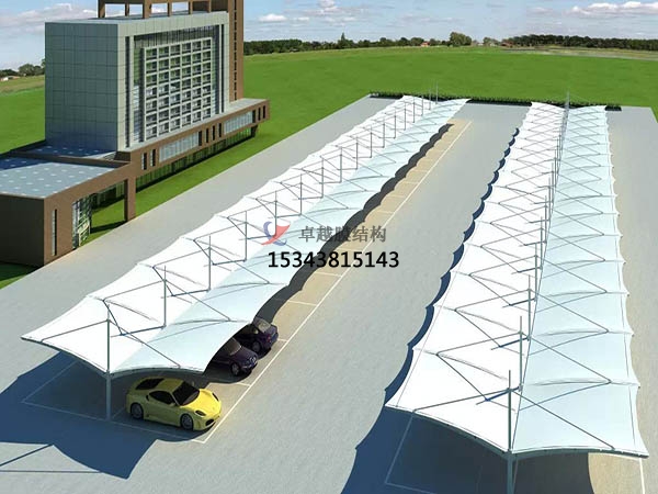 太原張拉膜車棚【設計施工】